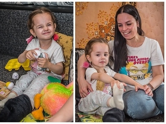 В Новосибирске собирают деньги на операцию 3-летней «хрустальной» девочке