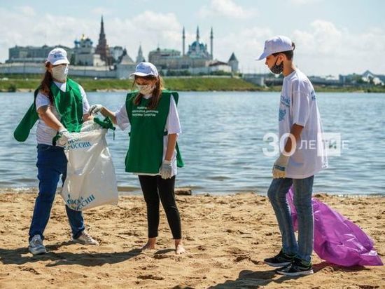 Жители Казани примут участие в экомарафоне по очистке берега реки Волги