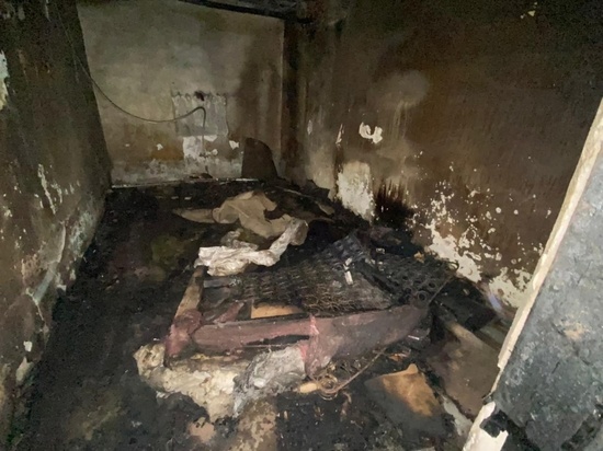 В Медвежьегорске произошел пожар в жилом доме