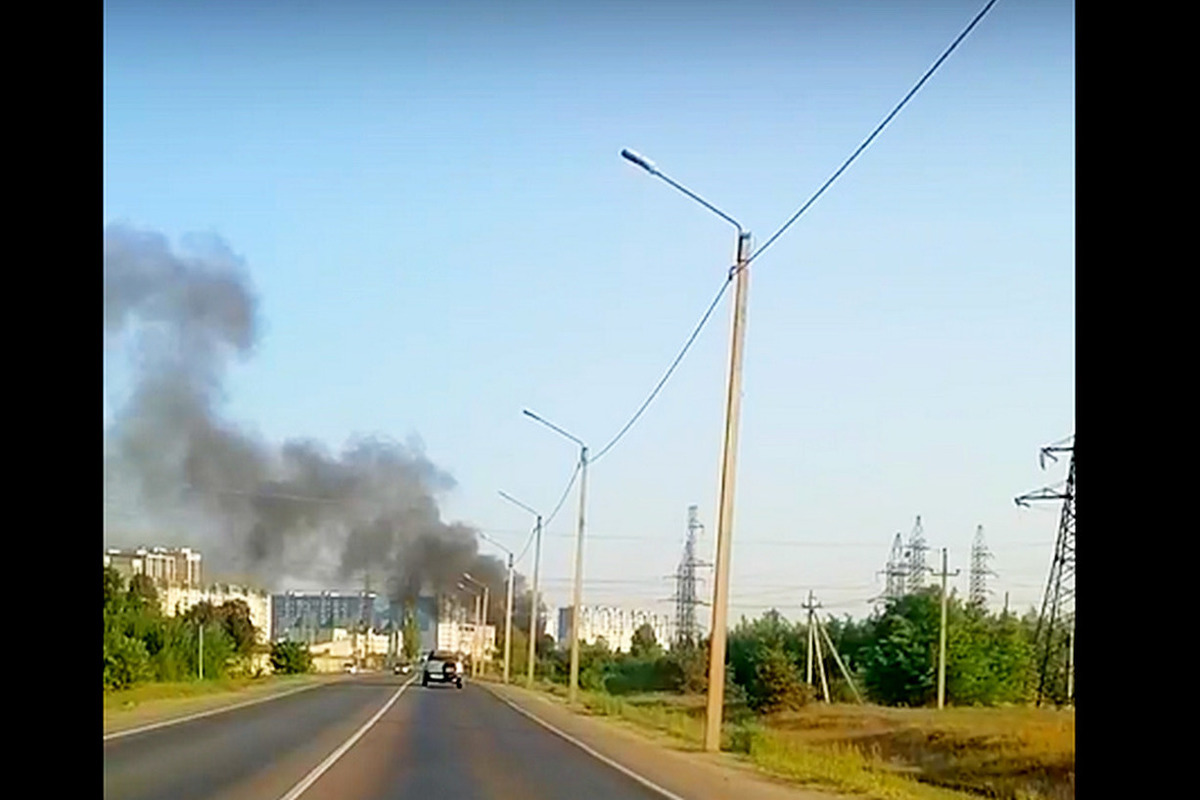 На левом берегу Воронежа сгорела «Лада Приора» - МКВоронеж