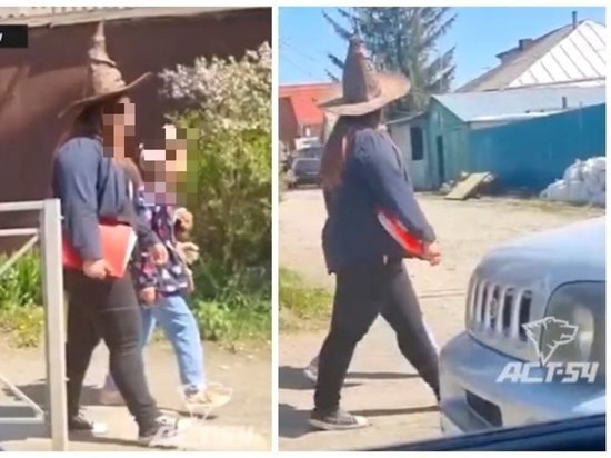 В Новосибирске заметили девушку в распределительной шляпе из «Гарри Поттера»