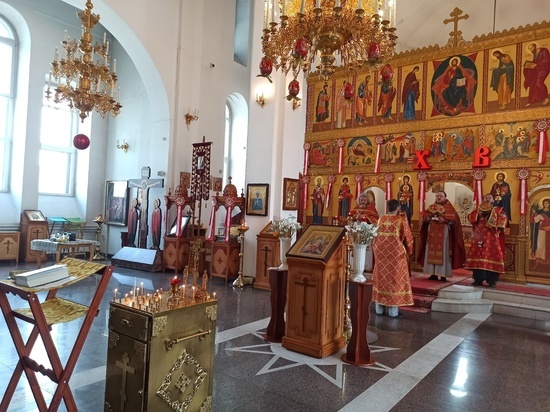 В День Победы православные верующие Тувы почтили память воинов