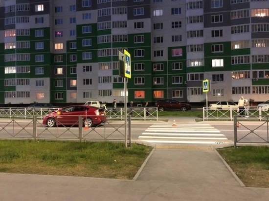 8-летнюю девочку сбили на пешеходном переходе в Тюмени