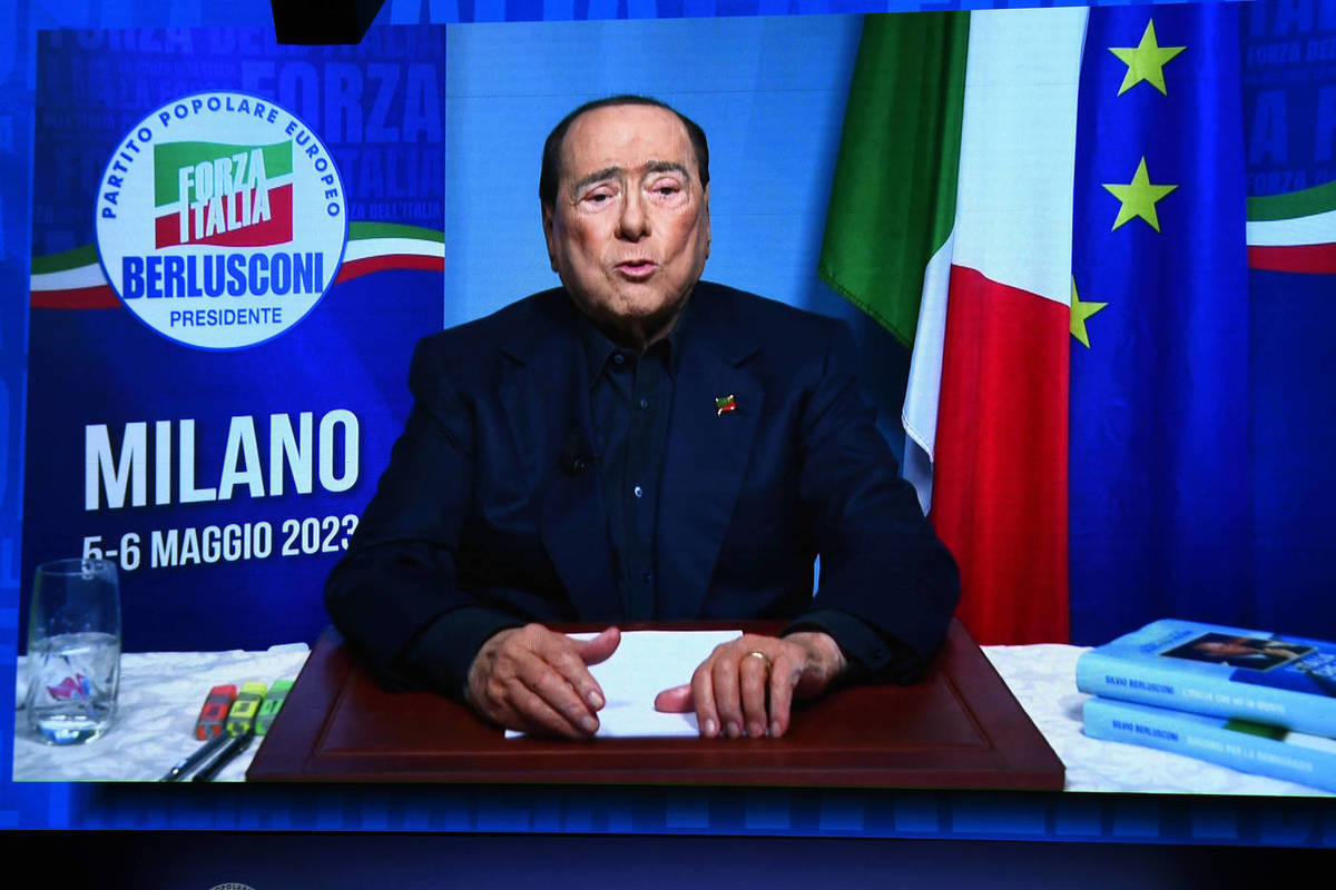 Berlusconi was discharged from the hospital, where he was treated for about a month