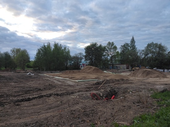 «Умный» стадион начали строить в Ковыринском саду в Вологде