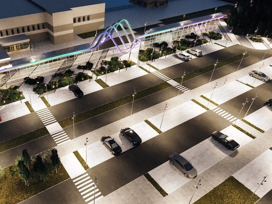 Парковка и зоны отдыха: власти Ноябрьска показали, как преобразится площадь аэропорта
