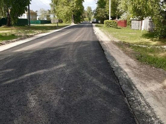 В Лашме Касимовского района завершился ремонт дорог на трёх улицах