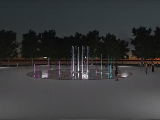 Светомузыкальный фонтан с видеопроекторами появится в Пскове