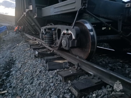 Движение поездов восстановили на месте схода состава в Забайкалье