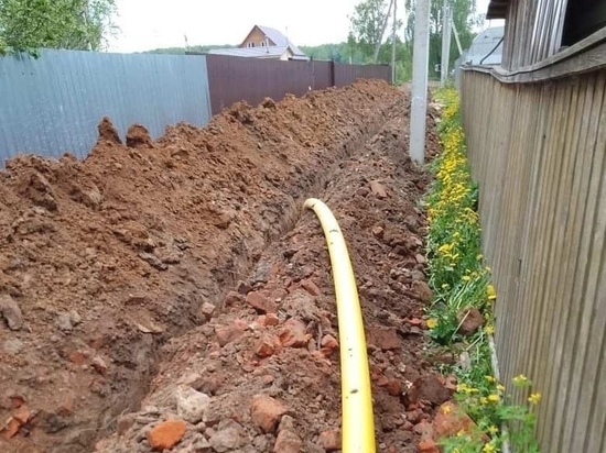 Жители чеховского села не могут выехать из дома из-за работ по газификации