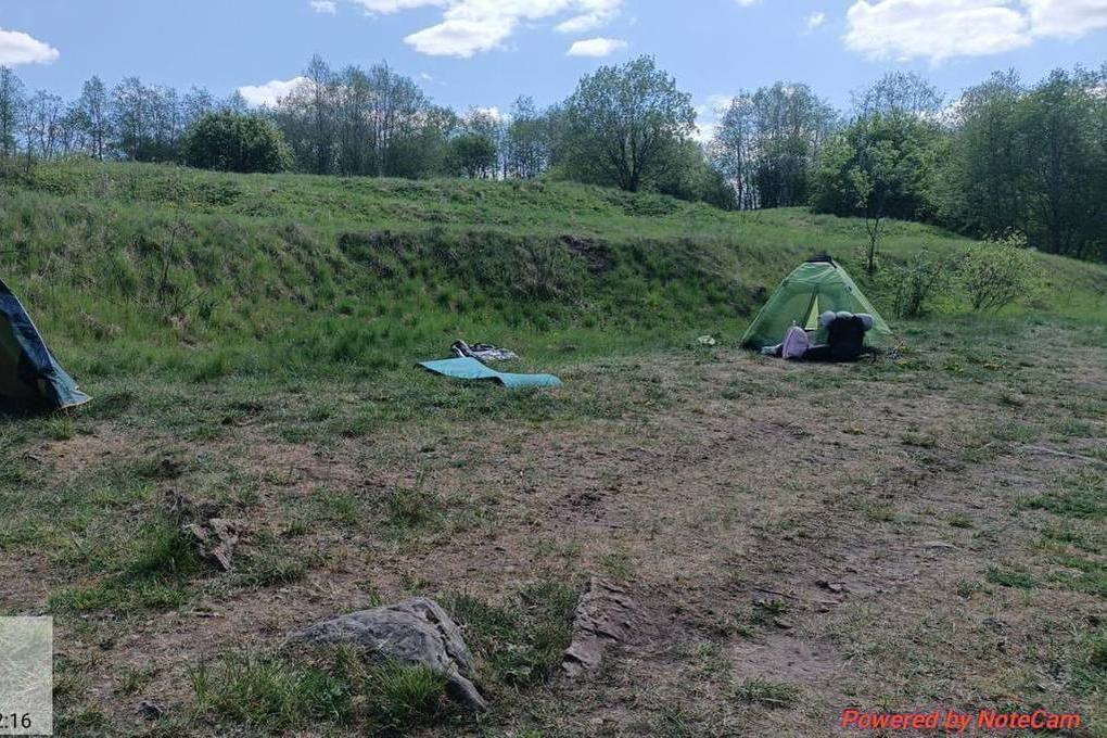 Орловское Полесье с палатками