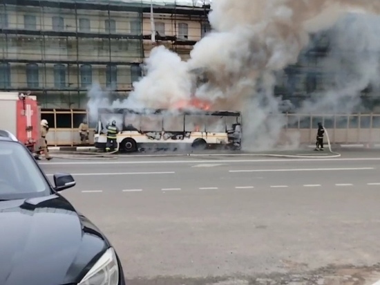 Автобус «Мострансавто» сгорел в подмосковном городе