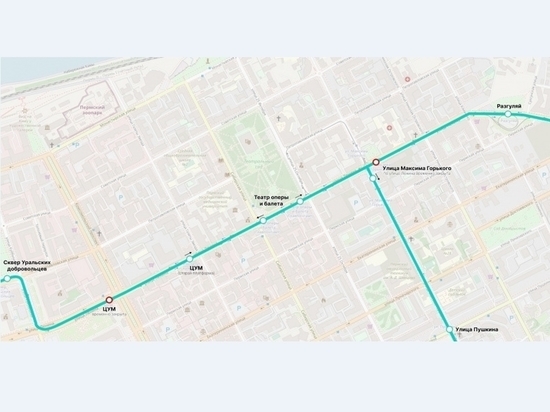 В центре Перми закроются две трамвайные остановки