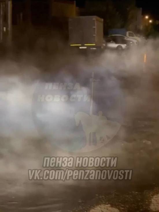 В Пензе улицу Чапаева залило кипятком