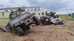 Опубликовано видео с уничтоженной под Белгородом техникой украинских диверсантов