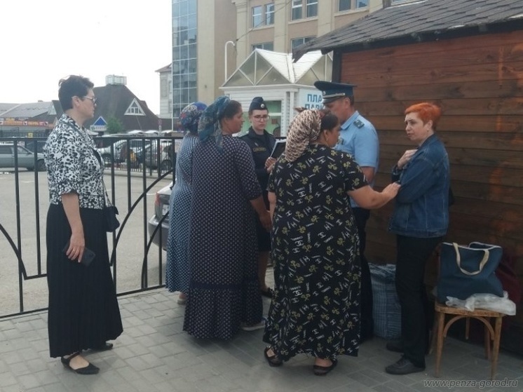 В Пензе состоялся рейд по местам незаконной торговли