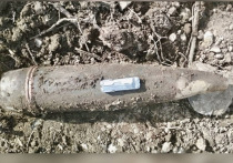 На Восточно-Объездной в сторону Североморска обнаружили подозрительный предмет. Взрывотехники установили, что это старый 125-мм артиллерийский снаряд.