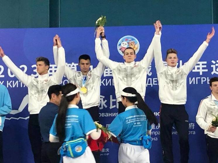 Пловцы из Подмосковья выиграли золотые медали на Российско-китайских летних Играх