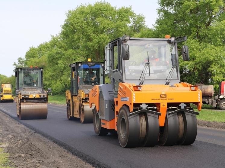 Ремонт дорог по проекту БКД в Курской области выполнен на 72 процента