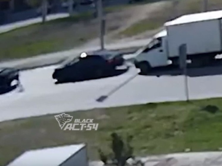В Новосибирске появилось видео с места, где Mitsubishi Lancer сбил 9-летнего мальчика