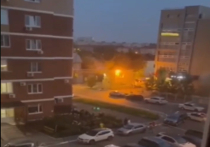 В Интернете появилось видео взрыва, вероятно, вызванного ударом украинского беспилотника