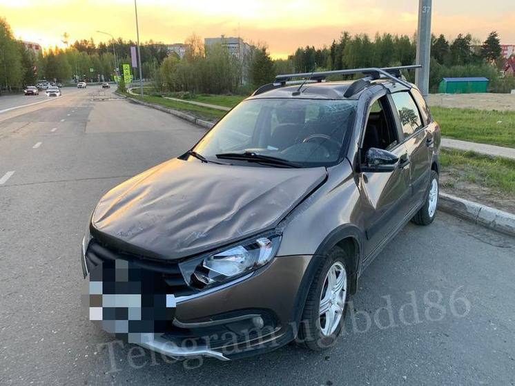 Пенсионер без прав в Югре опрокинул автомобиль