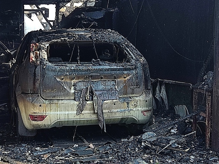 В результате крупного пожара во Льгове Курской области пострадал ребенок