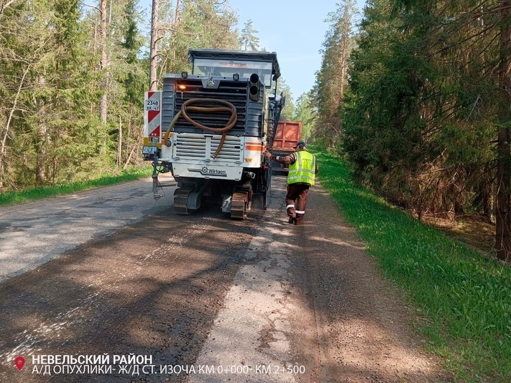 Ремонт ряда дорог по госзаданию завершили в Псковской области