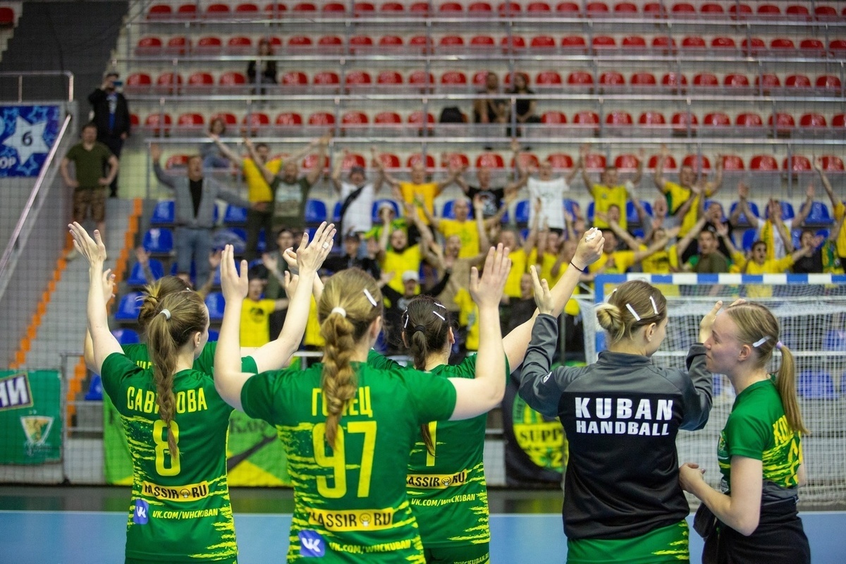 Handball players of "Kuban" won the first match for the 5th place in the Super League