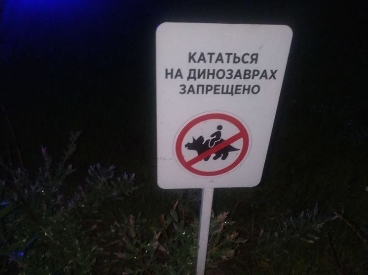 Предупреждающие таблички в Сходненском лесопарке удивили жителей