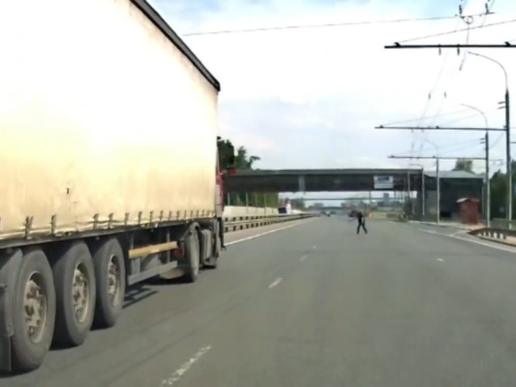 На трассе М-5 в Рязани неизвестный мужчина пытался преградить дорогу автомобилям