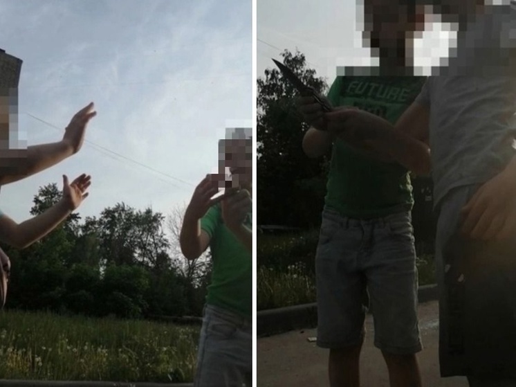 В микрорайоне Дягилево в Рязани мальчик принёс нож на детскую площадку