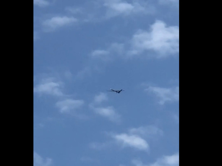 28 мая в небе под Рязанью заметили беспилотник самолётного типа