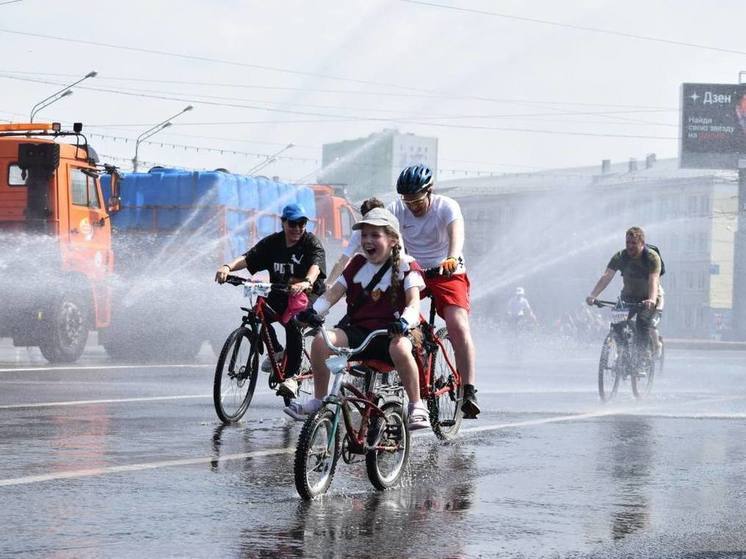 Участие в массовой гонке в Уфе приняли более 25 тысяч велосипедистов