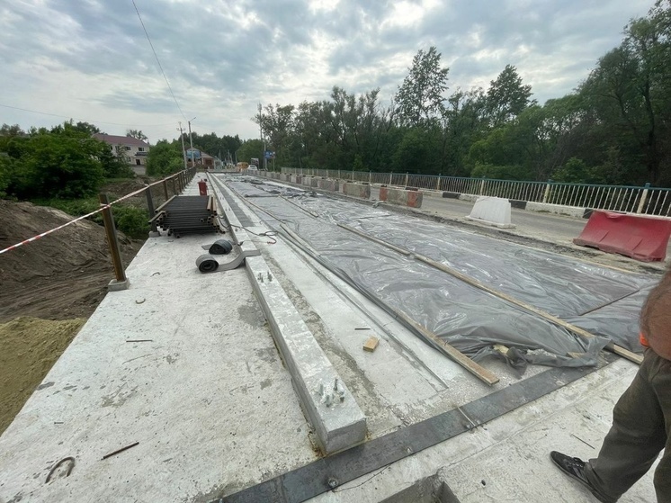 В Пензенской области продолжают ремонт моста через реку Илим