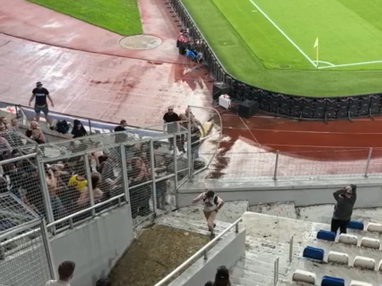 Россиянин спровоцировал драку на футбольном матче чемпионата Грузии