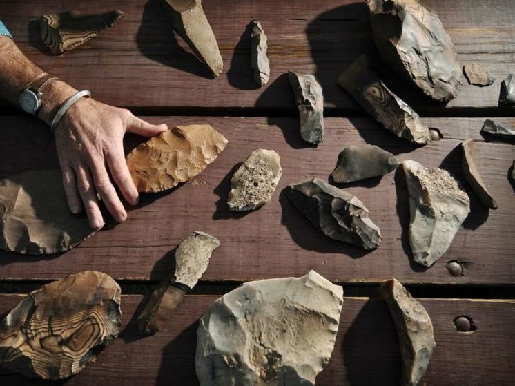 American Antiquity: изготовление каменных орудий являлось опасным занятием