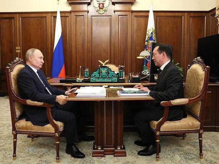 Президент РФ поддержал кандидатуру Айсена Николаева на выборах главы Якутии