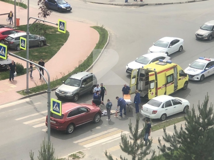 На улице Чапаева в Рязани водитель Audi сбил женщину