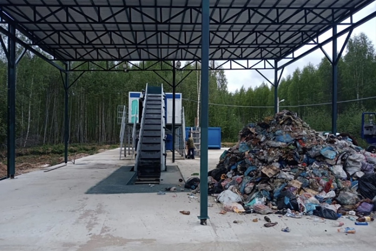 В Пестовском районе тестируется мусоросортировочный комплекс - МК Великий  Новгород