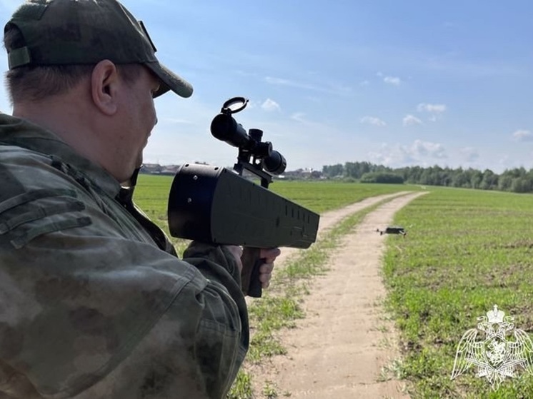 Костромской СОБР «Волгарь» получил на вооружение антидроновое ружье