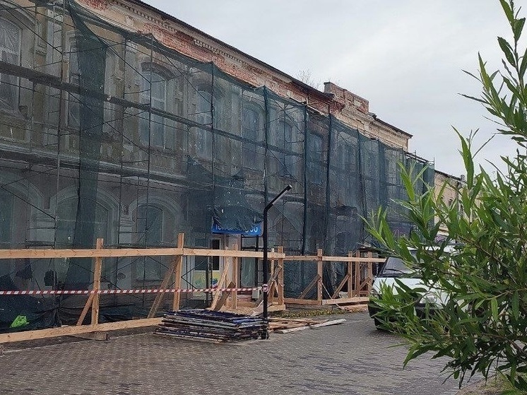 В Тамбове начали ремонтировать первый из десяти домов-объектов культурного наследия