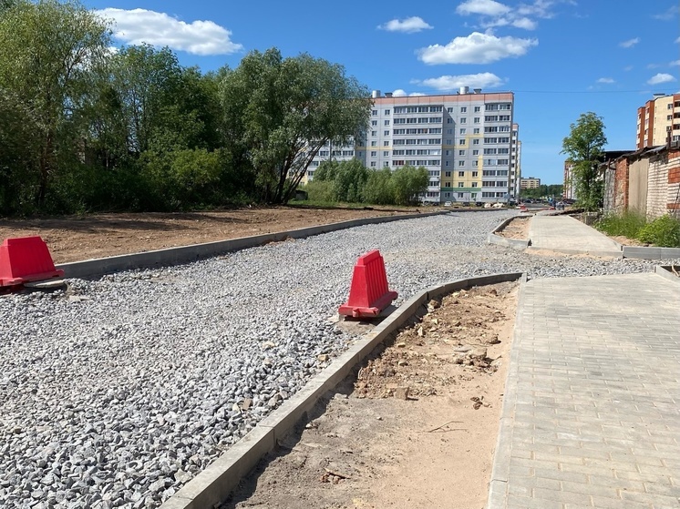 В Ивушках идет строительство местного проезда стоимостью почти 69 млн рублей