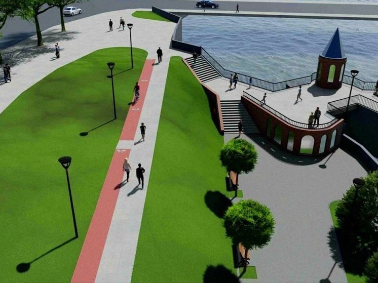 Во Владикавказе к 1 сентября откроют обновленную набережную реки Терек