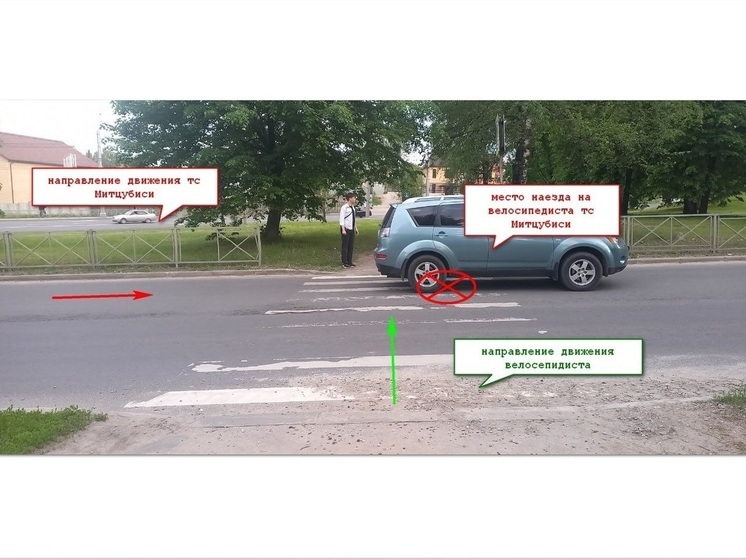 Костромские ДТП: иномарка сбила велосипедиста на пешеходном переходе