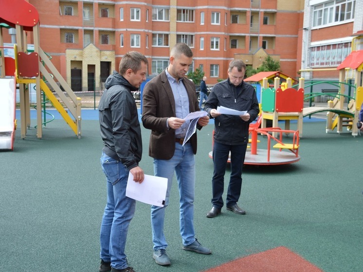 В Твери прошла приемка детской площадки, благоустроенной по ППМИ