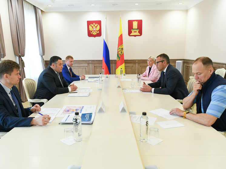 Состоялась рабочая встреча губернатора Тверской области и руководства «Аквариуса»