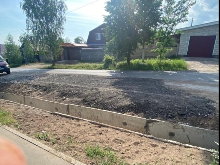 Воткинский подрядчик за свой счёт отремонтировал участок улицы Азина