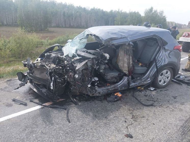 Двое детей пострадали в страшной аварии на трассе Тюмень-Омск