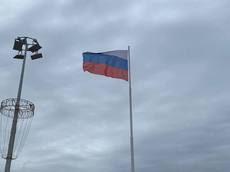 Житель Новомосковска украл с флагштока школы флаг России